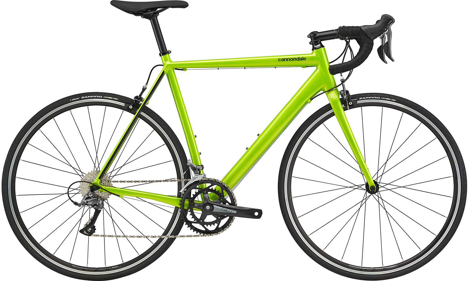 Фотография Велосипед 28" Cannondale CAAD Optimo Claris (2020) 2020 салатовый